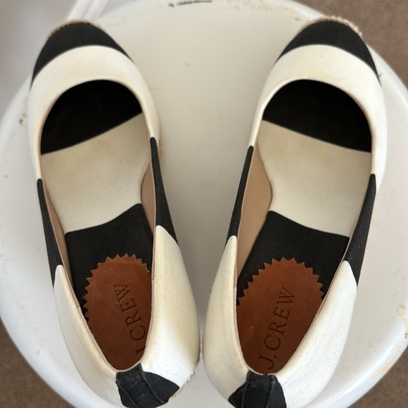 J Crew striped Seville wedge -6 1/2 - Picture 4 of 7